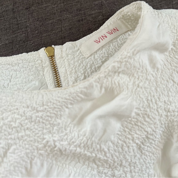 Feeling Bubbly Two Piece White Set - Bridal Shower/Bachelorette Party - Picture 3 of 5